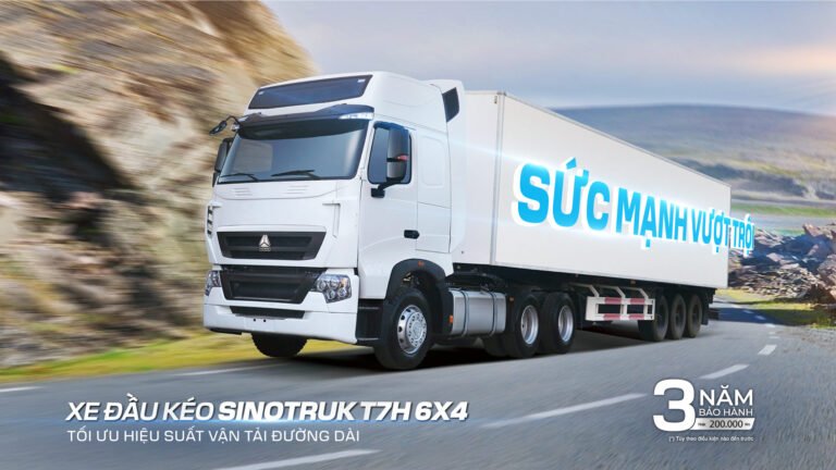 Xe đầu kéo SINOTRUK T7H 6x4 hoàn toàn mới